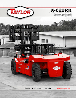 X-620RR Heavy Duty Forklift Brochure
