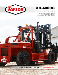 XH-400RC Heavy Duty Forklift Brochure