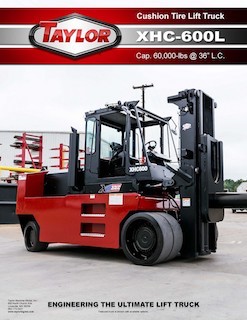 XHC-600L Cushion Tire Forklift Brochure
