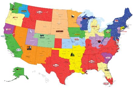 Taylor® Territory Maps - US